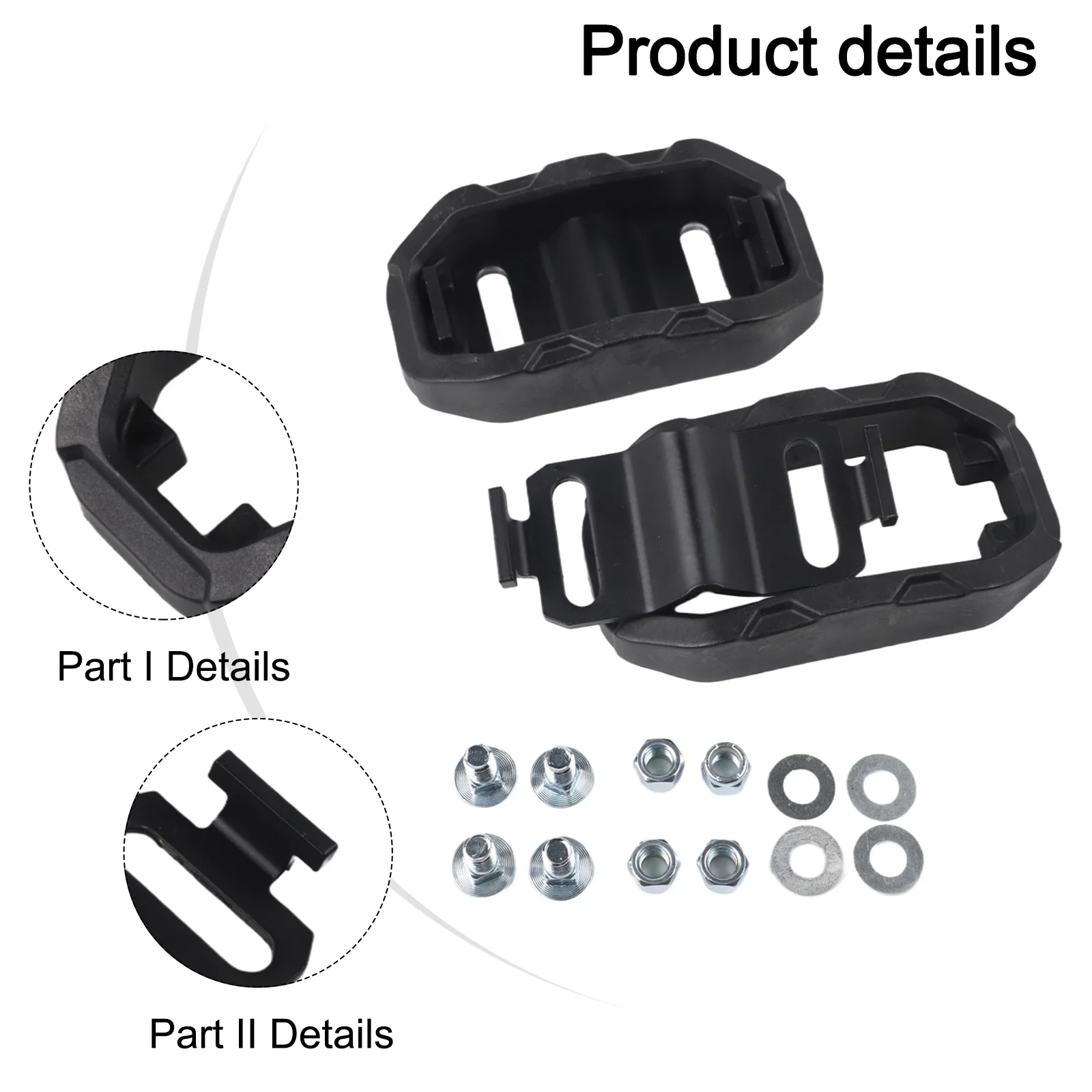 Driveway Snow Clearing Snowblower Shoes Replacement Skid Shoes For Snow Blower Aging-resistant Driveway Snow Clearing