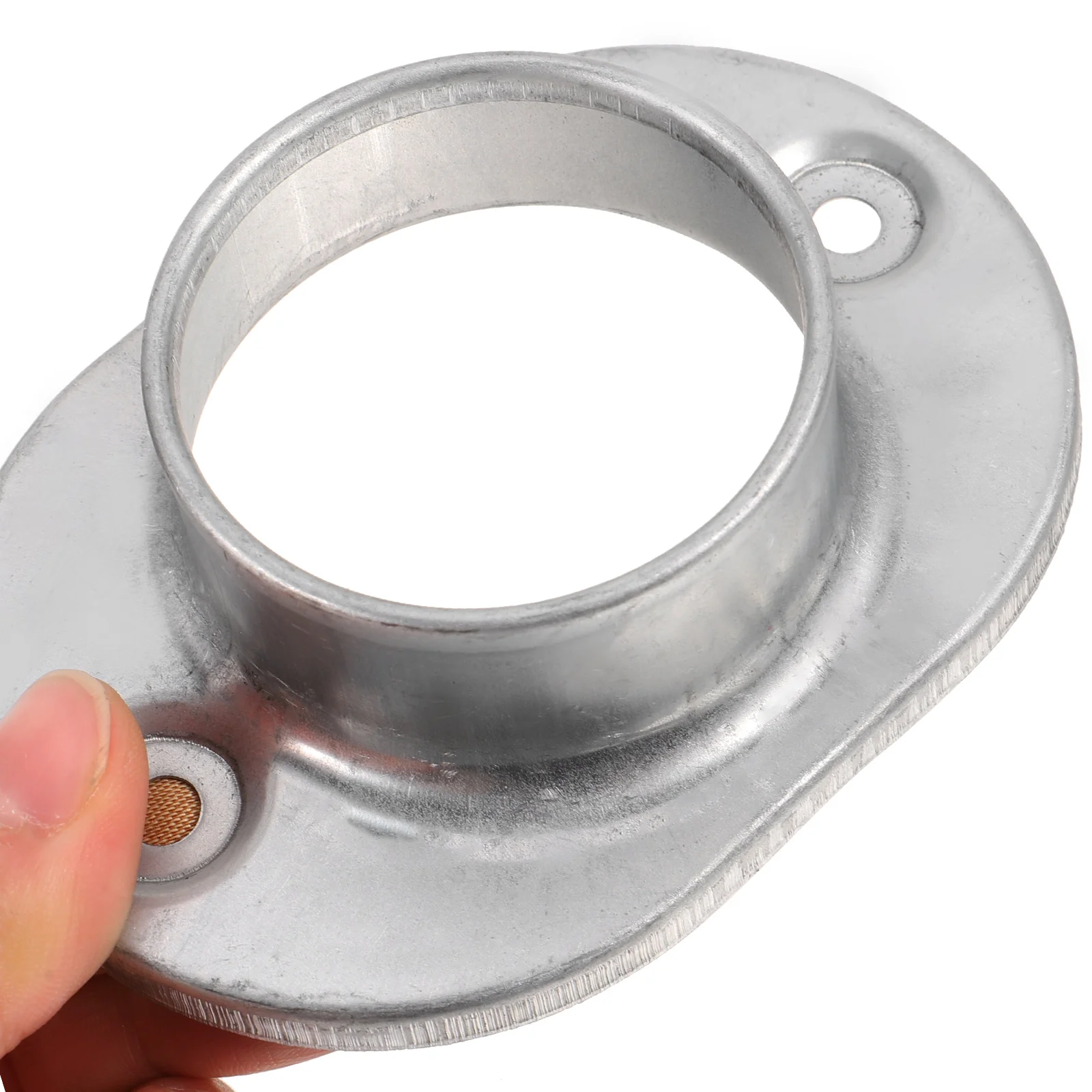 

6pcs 48MM Round Tube Base Zinc Steel Handrail Deck Railing Bracket Post Flange Mount Fence Accessories Durable Fasten