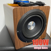 6.5 Inch 100W High Power Home Theater Subwoofer IBASS Passive Pure-subwoofer TV Computer Speaker Enthusiast HiFi Audio Amplifier