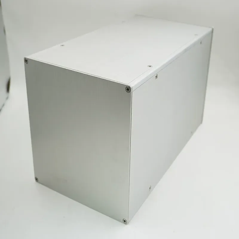 For 390 Multi Purpose Silver All Aluminum Alloy American Standard Power Filter Lithium Battery Power Amplifier Front Stage
