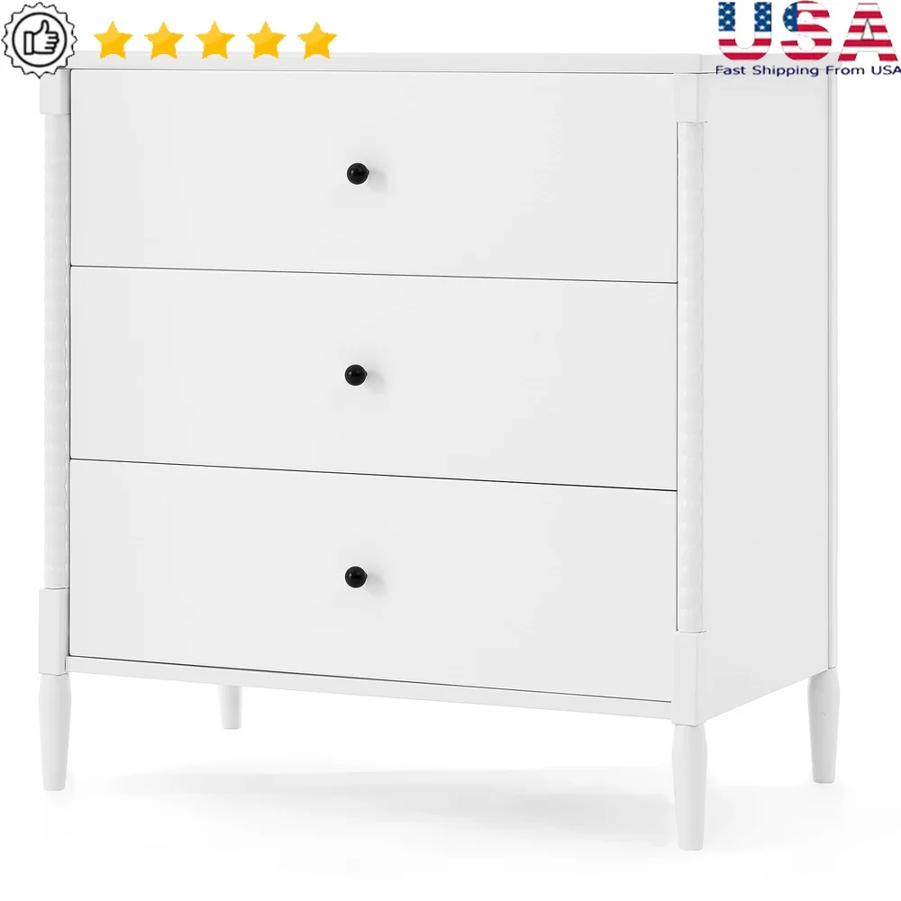 

Lily 3 Drawer Dresser Interlocking Drawers Nursery Storage Changing Table Combo Dresser Kids Bedroom Organization Safe Furniture
