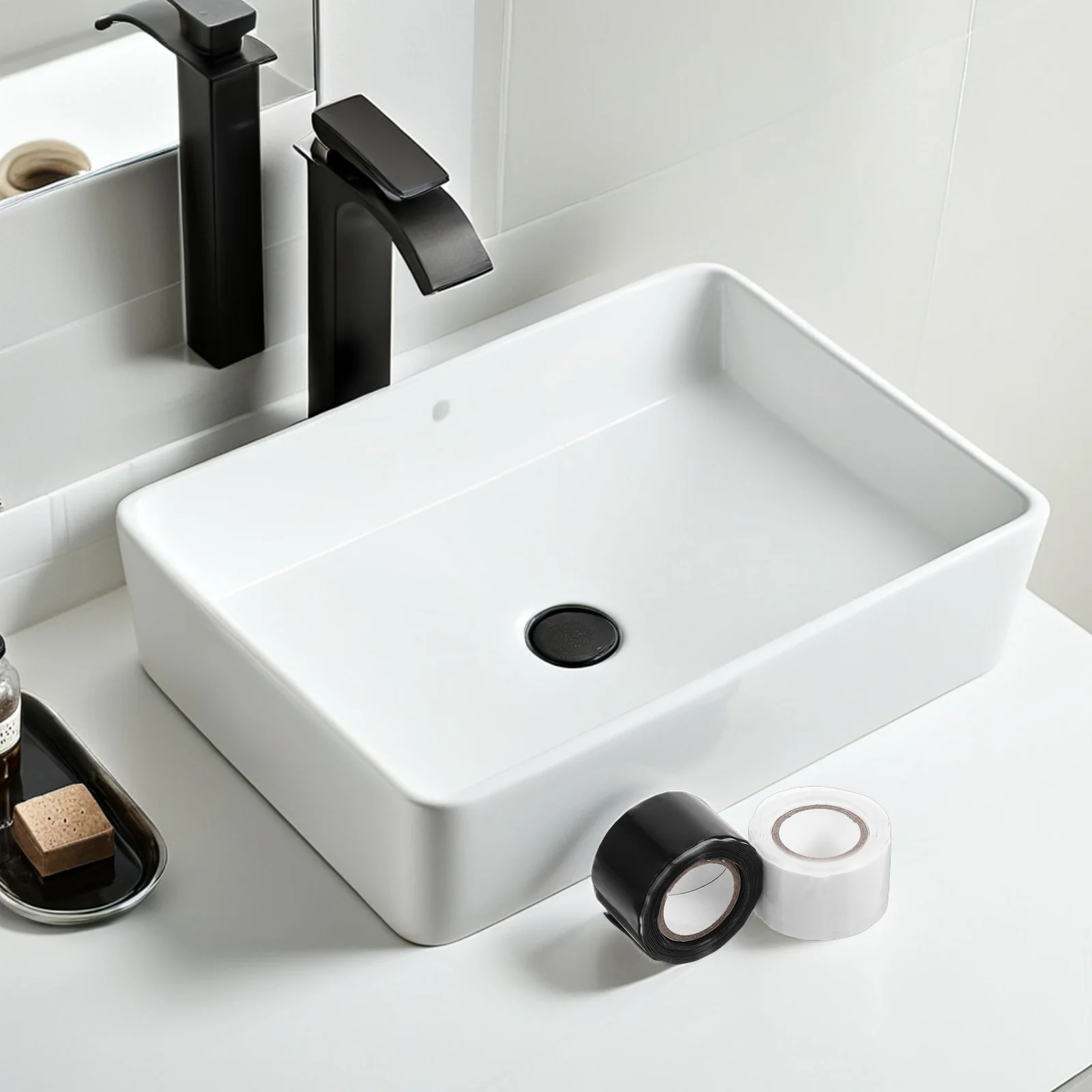 

Self Fusing Silicone Tape 25cm Wide Heavy Duty Leakproof Waterproof Pipe Repair Strips for Plumbing Hose Cables