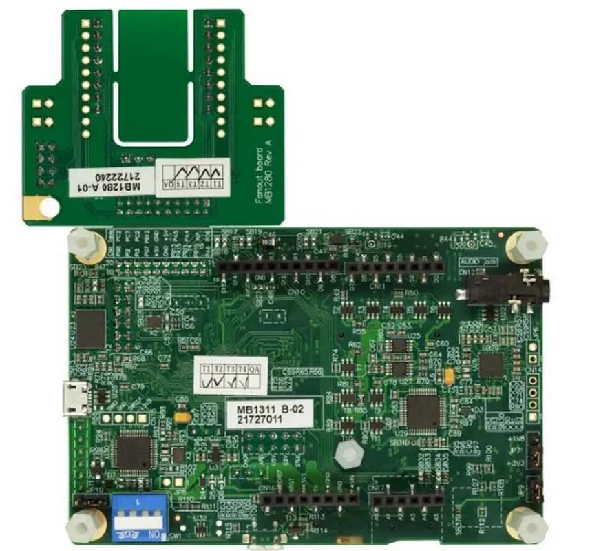 The stock STM32L4R9I-DISCO exploration kit uses the STM32L4R9AI MCU development board