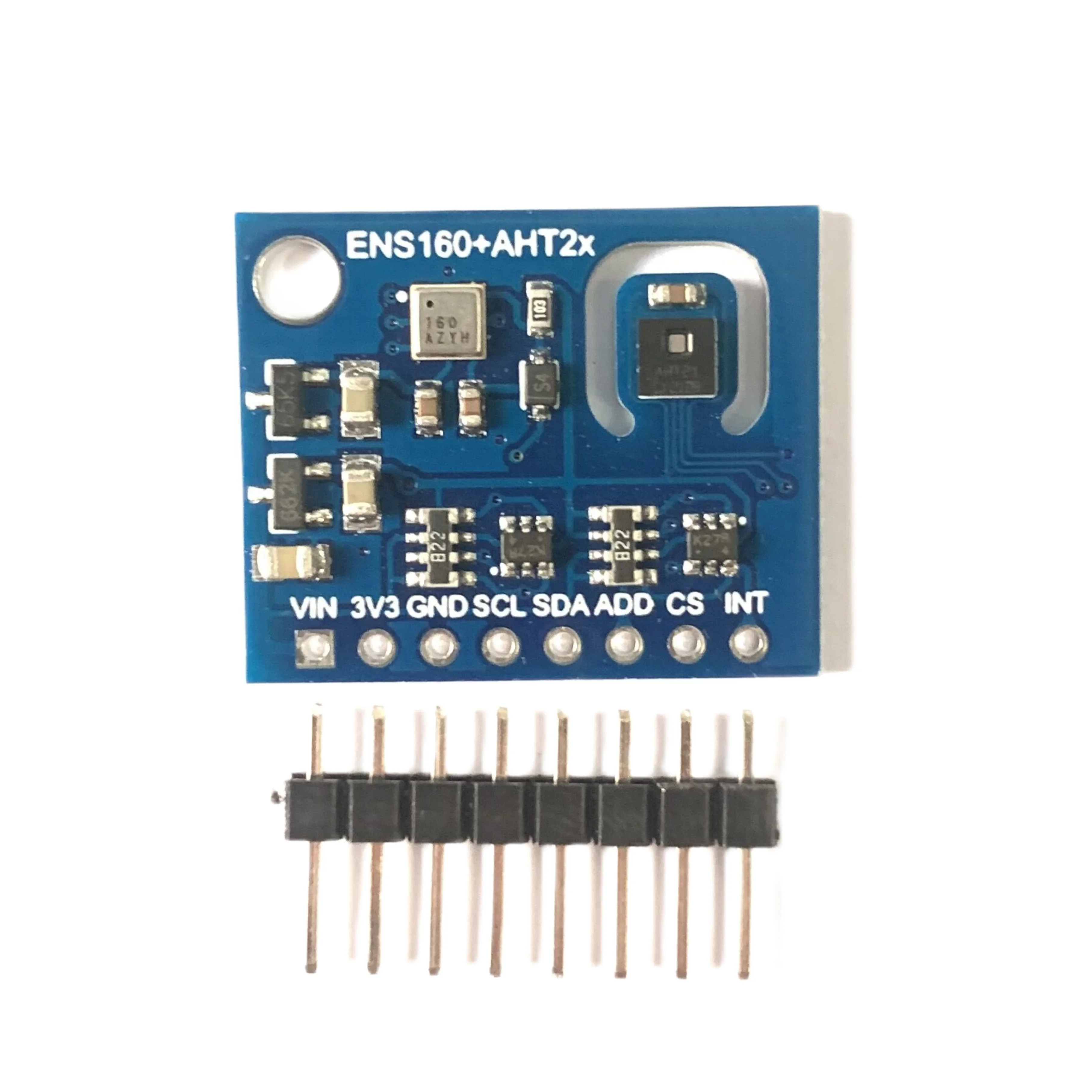 ENS160 AHT21 anidride carbonica CO2 eCO2 TVOC sensore di qualità dell\'aria e temperatura e umidità sostituire CCS811 per Arduino