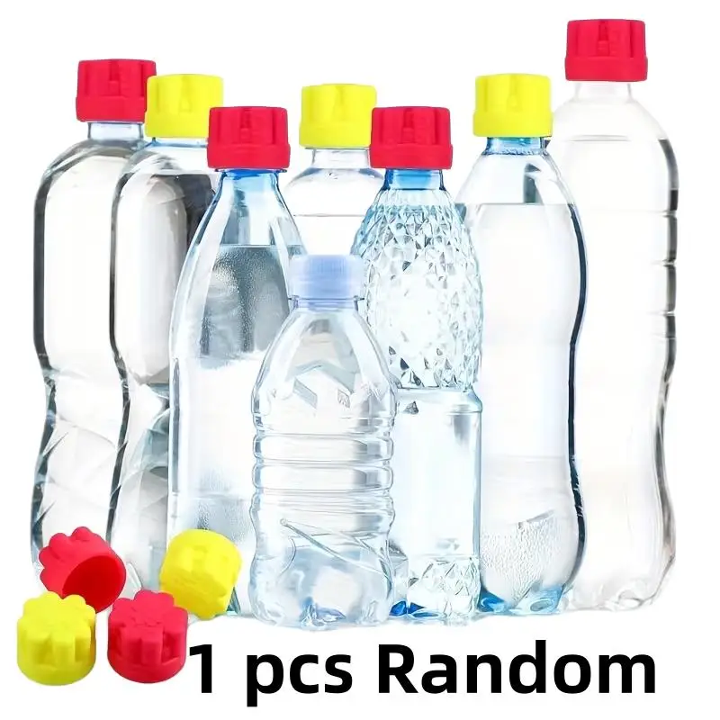 

1 шт. случайная открывалка для бутылок из силикона, с эргономичной ручкой и рычагом, нескользящая, легко вращается, отлично подходит для пожилых людей с артритом. ​