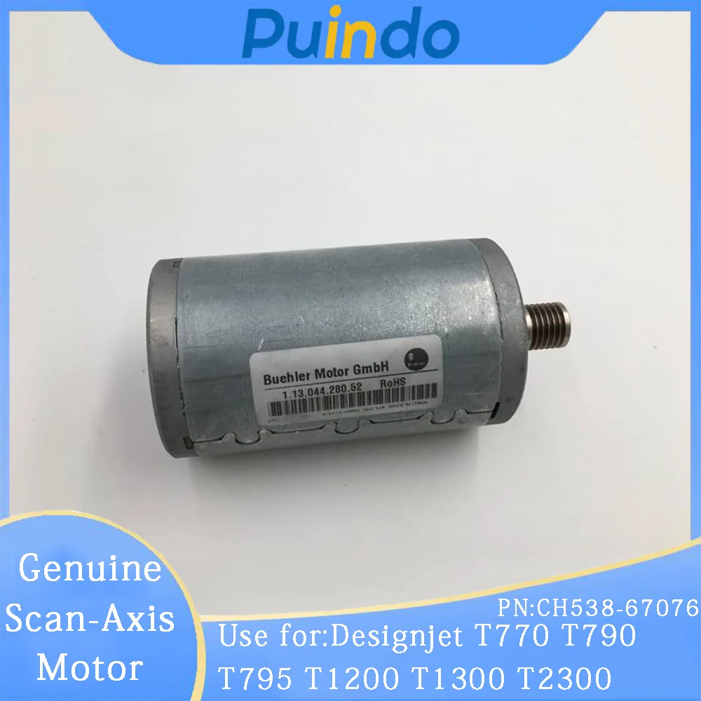 CH538-67076 Genuine New Scan-Axis Motor for HP Designjet T770 T790 T795 T1200 T1300 T2300 1700 1708 2600 5200 5400 Y-axis Motor