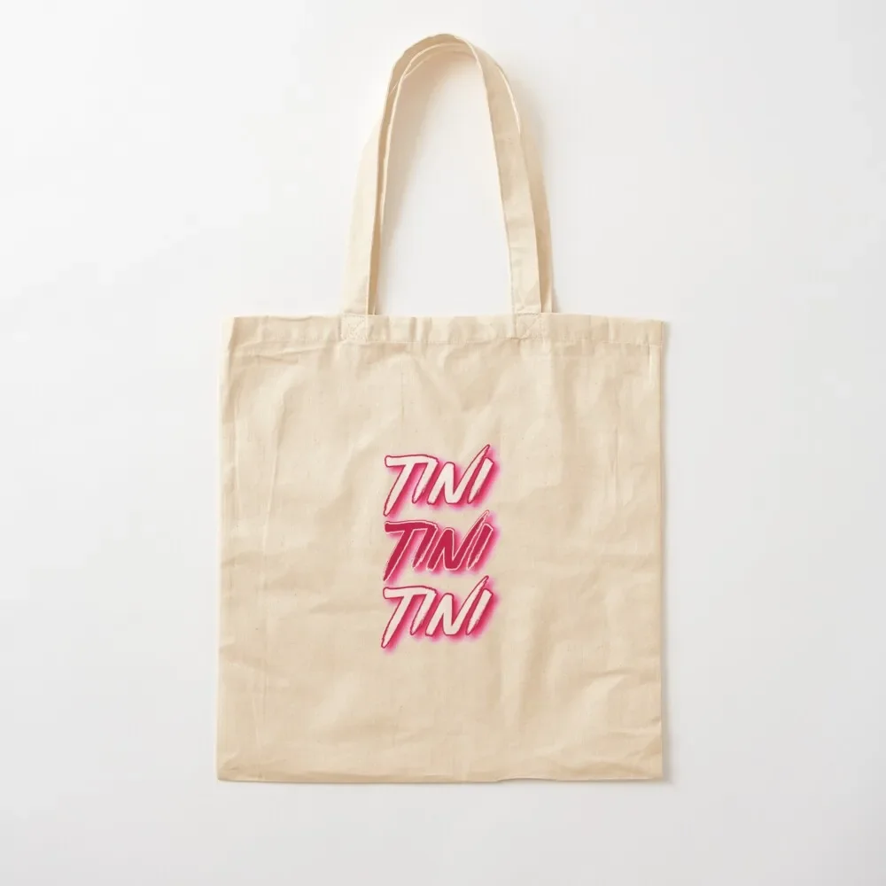 tini tini tini (2) red Tote Bag eco pack hand bag bags for women large size bags