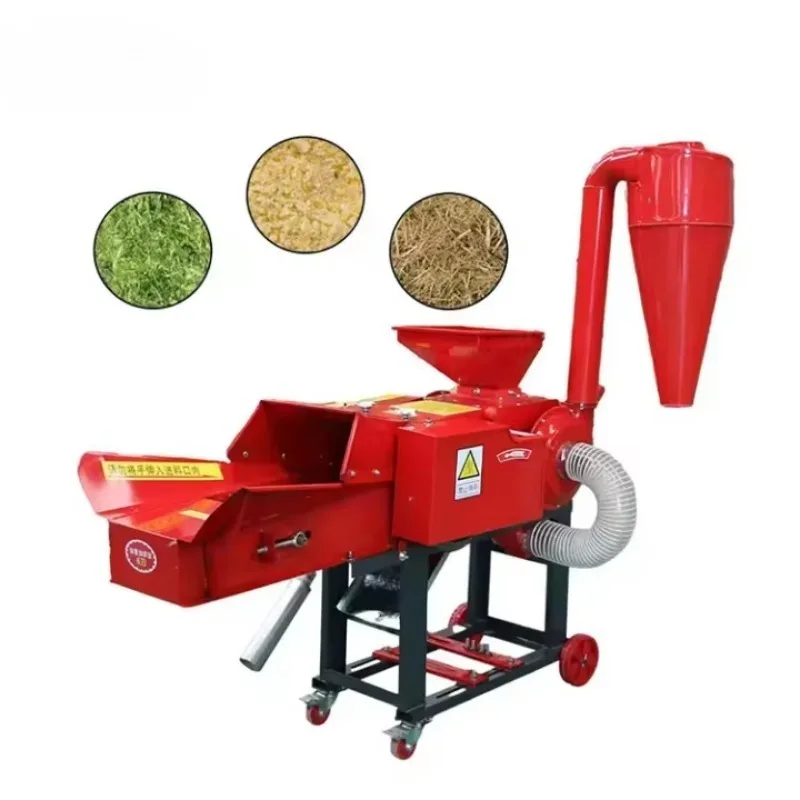 Agricultural Machinery Poultry Animals Cattle and Sheep Feed Grain Chaff Straw Grain Crusher  Grass Chopper China