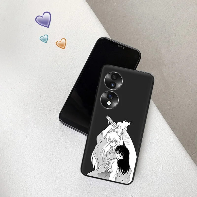 Phone Case For Honor X9b X6 a X7 X8 b 4G 70 90 Magic5 Inuyasha Sesshoumaru Huawei P20 P30 P40Lite P-SmartZ Soft Protective Cover