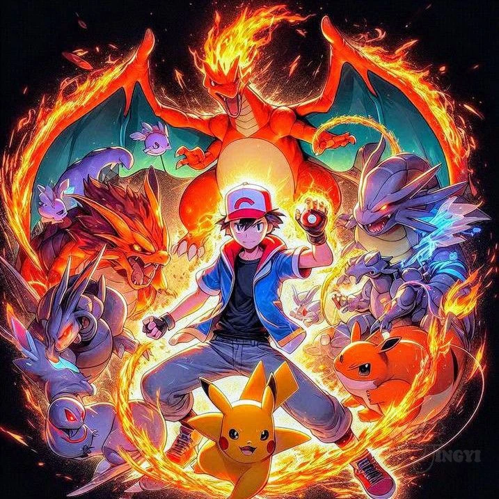 

Картина маслом по номерам, мультфильм, популярный Покемон Пикачу, украшение для дома, картина, настенная спальня, декор для комнаты, подарок, безрамный