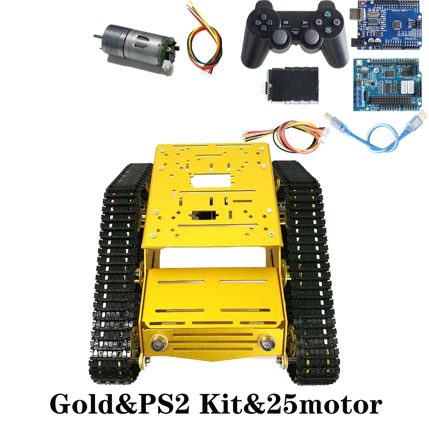 GY100-金属フレーム付きの接続されたシャープシャーシ,プラットフォーム,9vモーター,プラスチックベアリング,arduino/rpi