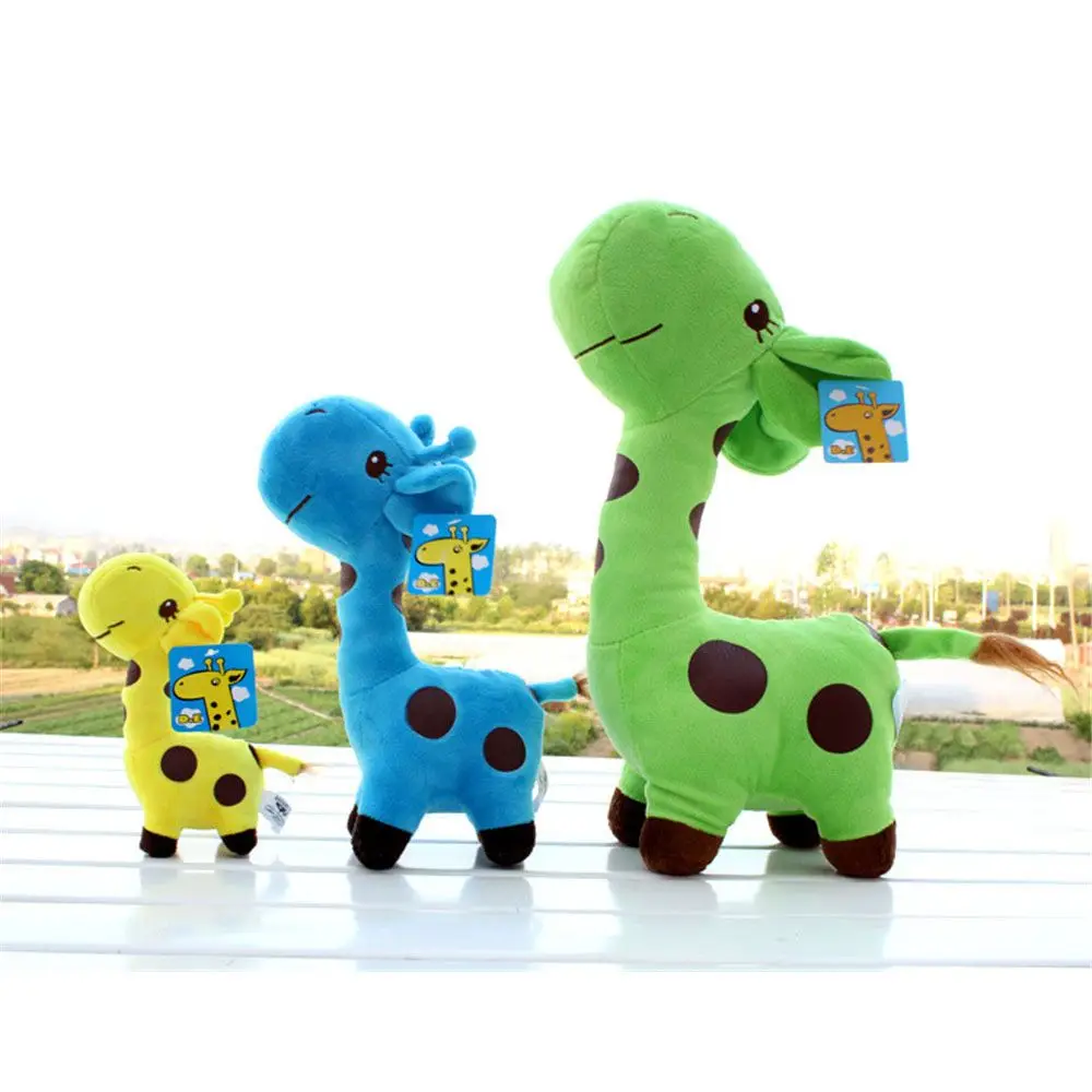 

Baby Kids Toys Cute Stuffed Cartoon Pendant Soft Giraffe Plush Toy Deer