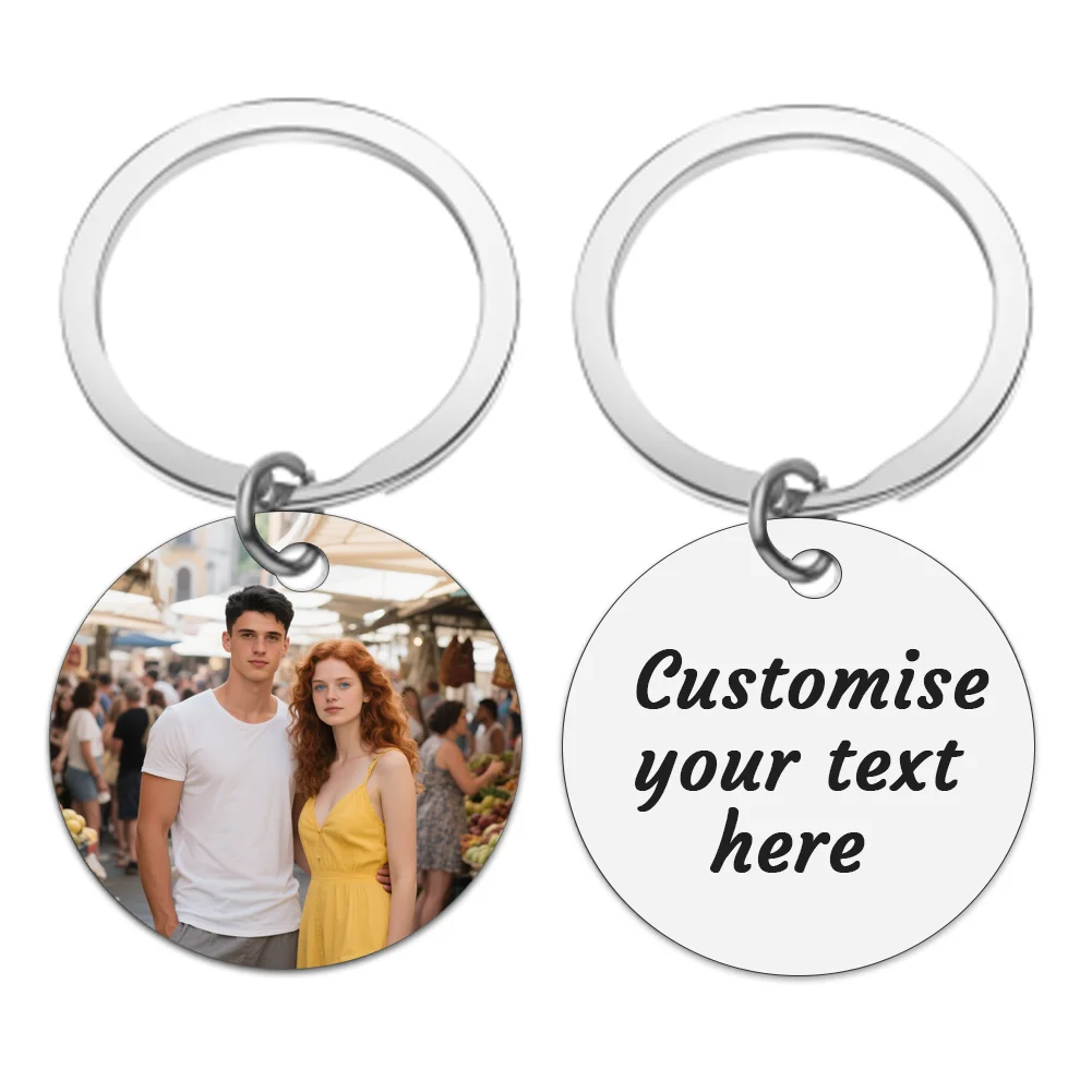 

Personalized Photo Keychain,Custom Couple Keyring For Him Her,Birthday Anniversary Valentine‘s Day Keepsake,Unique Romantic Gif