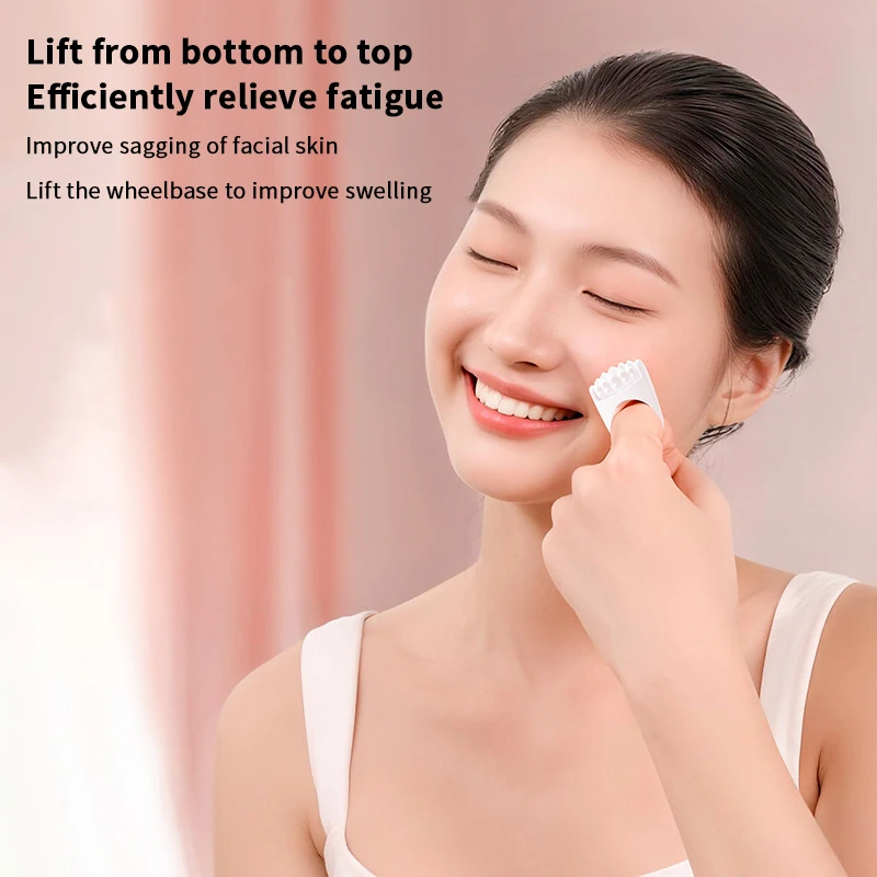 Manual Facial Lifting Massager Rolling Massage Stick Ring Beauty Care Tool Silicone Portable Travel/Home Facial Massage Roller view 4