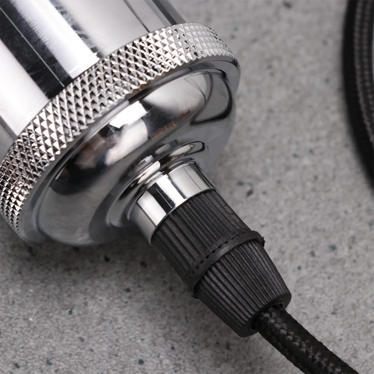 

Vintage E27 Lamp Bases Retro Lamp Holder Accessories Light Holder Practical Light Base for Home Living Room (Chrome Color)