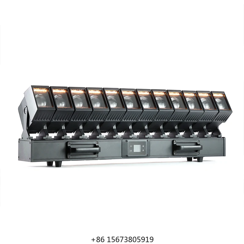 

Светодиодный пиксельный бар 12x60W DMX512 с зумом и кольцевым эффектом, IP65, RGBW, для сценических шоу, мероприятий, концертов, матричный светильник