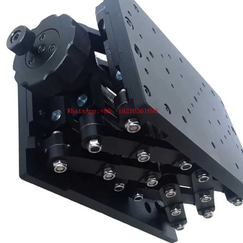 Limited Offer PT-SD409/409S High-precision Manual Lifting Z-axis Jack Lift Optical Sliding Lifting Platform Travel 120mm