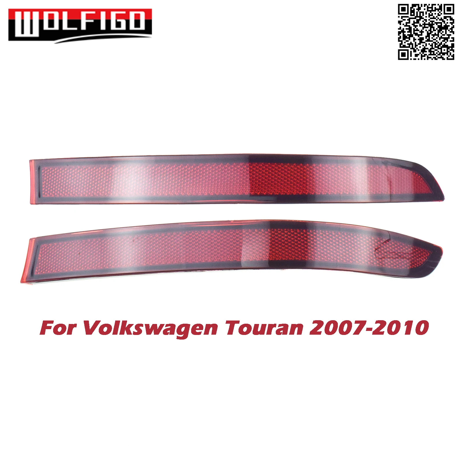 Left Right Rear Bumper Lamp Reflector Light For VW Touran 2006 2007 2008/ 2009 2010 1T0945105A;1T0945106A New