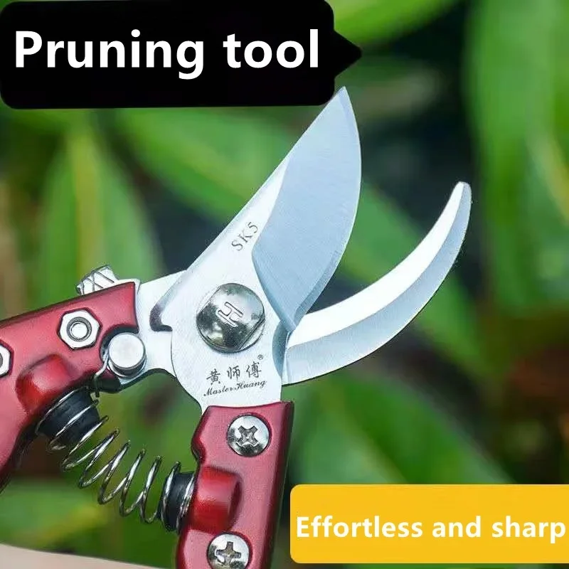 Floral Pruning Shears Fruit Tree Scissors Pruning Device Labor-saving SK5 Steel Branch Shears Gardening  Garden Tools