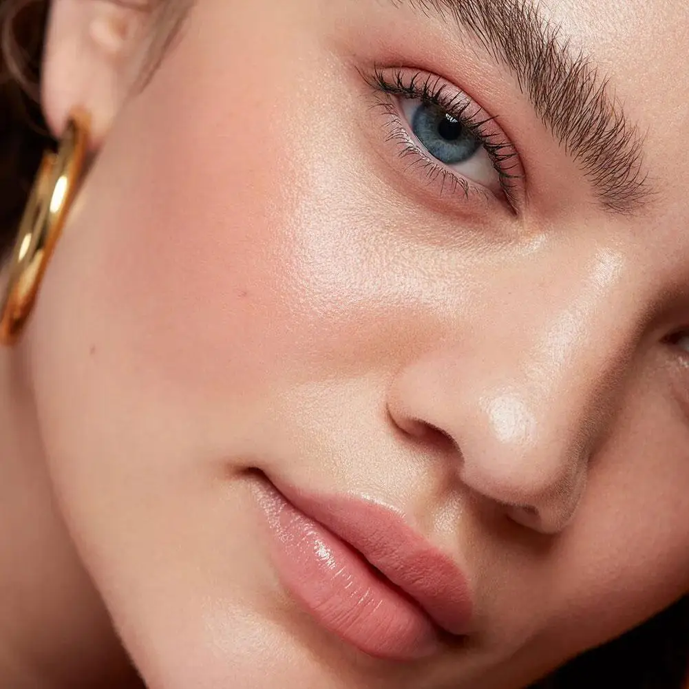 Saie Natuurlijke Glinsterende Gezichtsvloeibare Blush Markeerstift 3-Kleuren Gezichtsgloeiende Langdurige Make-up Waterdicht en Transpiratie