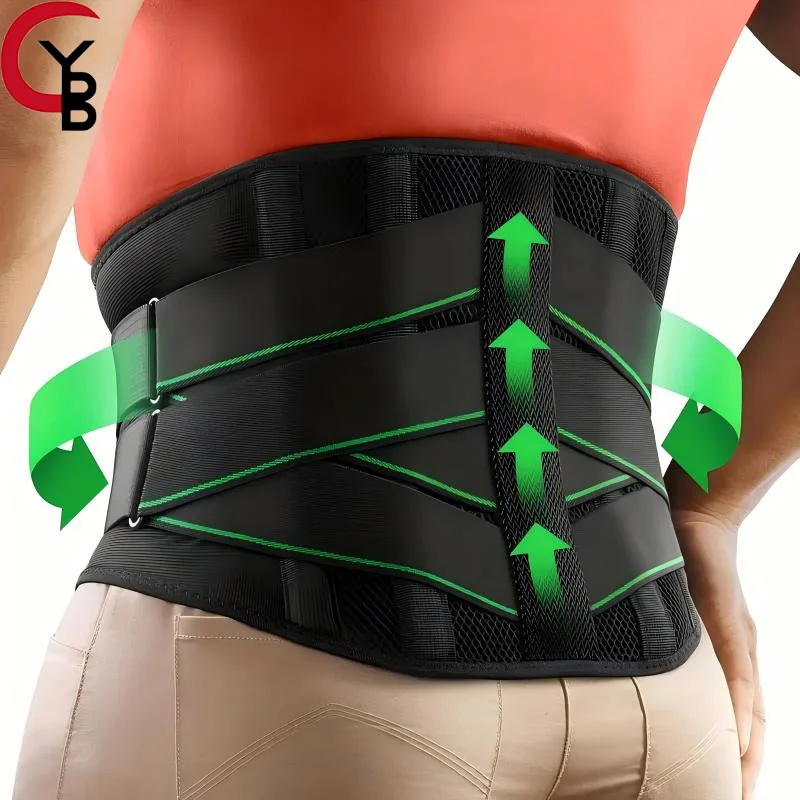 

Back Brace for Men&Women Lower Back Pain with 7 Metal Stays,for Sciatica,Herniated Disc,Scoliosis Breathable for Dairly Activity