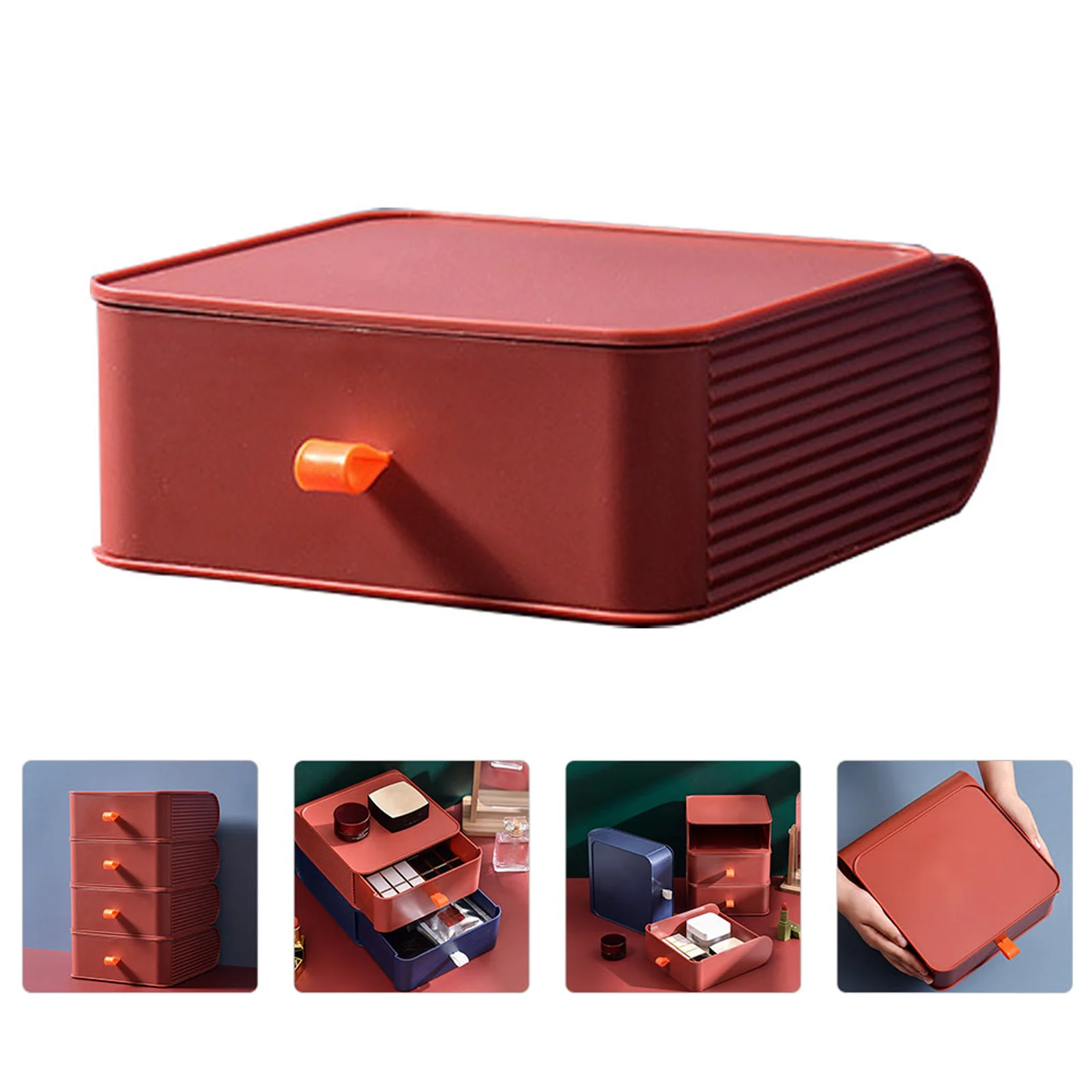 

1Pcs Desktop Drawer Type Box Household Storage Container Plastic Organizer Sundries Storage to Clean