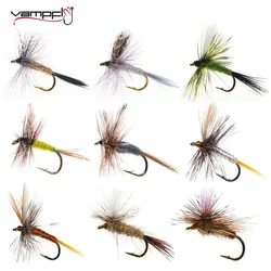 Vampfly Adams Dry Fly Barbed Fly Hook Light Hendrickson Rainbow Trout Fishing Lure Bait Adult Mayfly Caddis Midge Fishing Flies