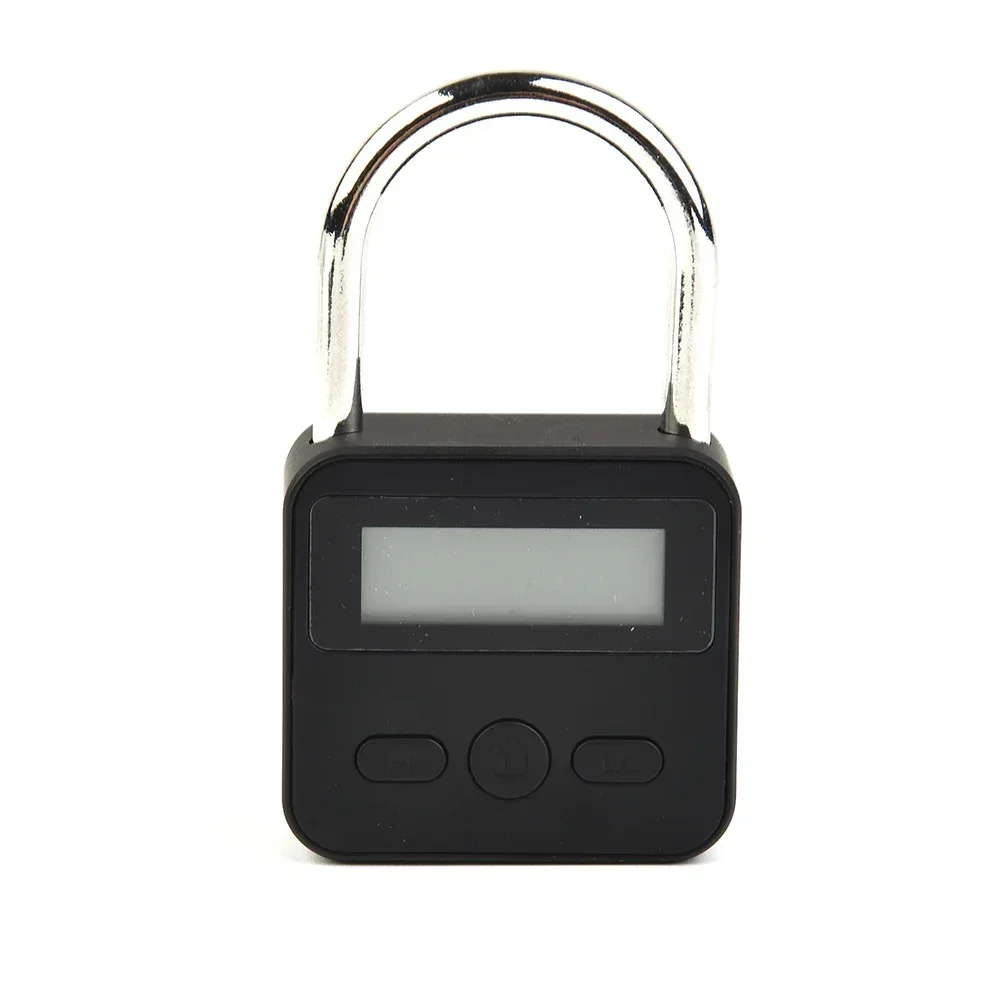 Timing Padlock Metal Timer Lock Multi Function Time Lock Wer-resistance 99 Hours Max Digital Electronic Durable