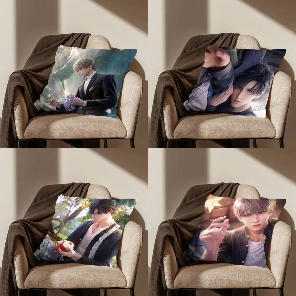 

Love And D-Deepspace Pillow Case For Room Sofa Cushion Cover Suitable For Home Bedroom Decoration And Protector