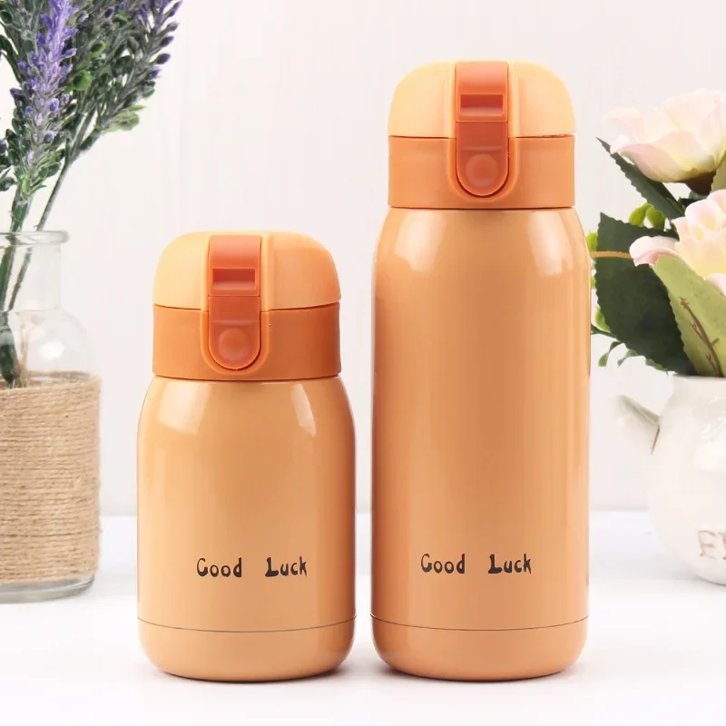 Tazza thermos souvenir squisita e compatta per matrimonio Tazza d'acqua tascabile per mini studente in acciaio inossidabile di piccola capacità da 200 ml