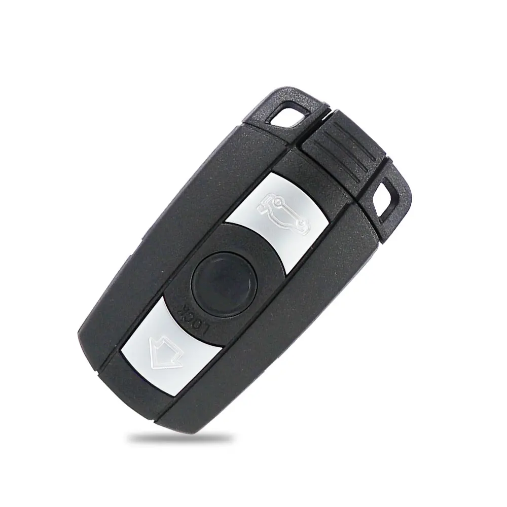 XRNKEY 3 Buttons Remote Car Key Shell Fob Case For BMW X5 X6 E60 E70 E71 E87 E90 For BMW 1 3 5 6 Series With 2025 Batter