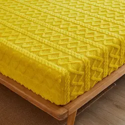 Special Offer Coral Velvet Bedsheet  Bedspread  Milk Velvet Mattress Protective Cover  Winter Plush Insulation Bedspread