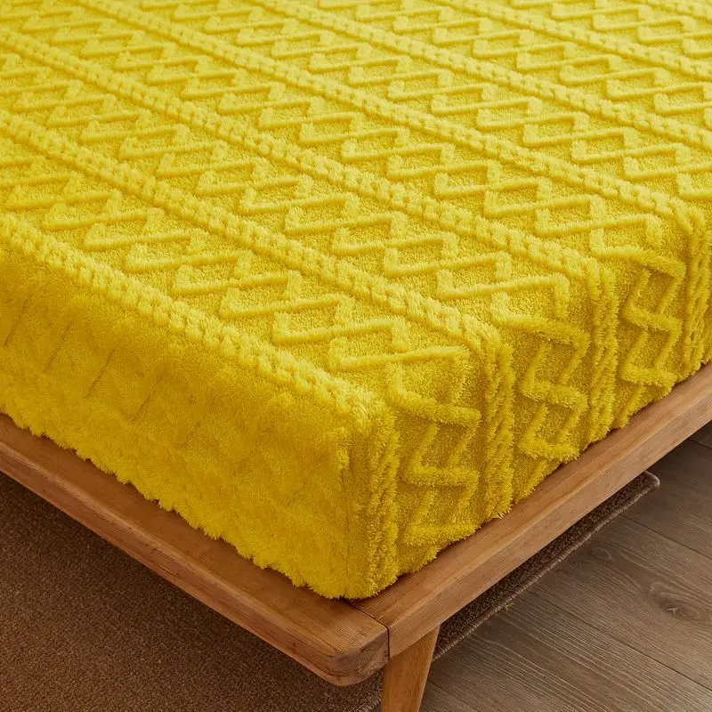 Special Offer Coral Velvet Bedsheet  Bedspread  Milk Velvet Mattress Protective Cover  Winter Plush Insulation Bedspread