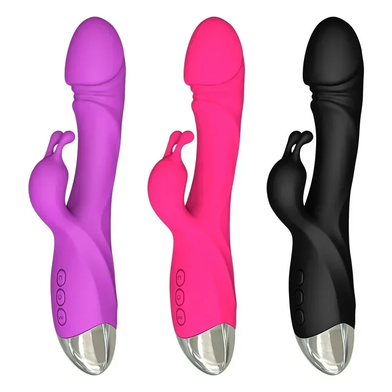 

Powerful Rabbit Vibrator Female for Women G Spot Clitoris Stimulator Vagina Nipple Massage Dildo Silent Adults Sex Toy for Women