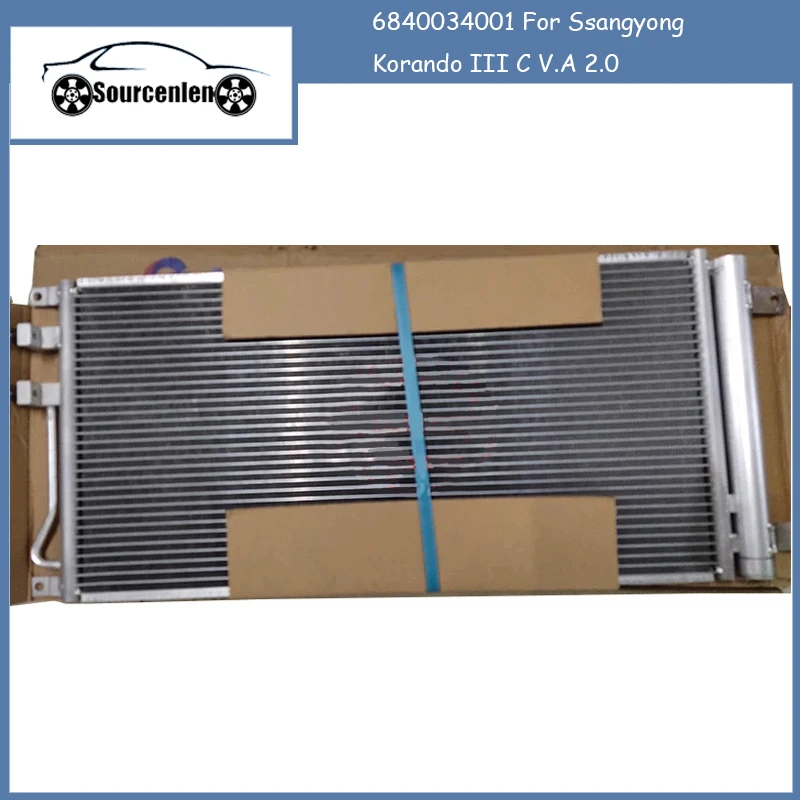 NEW A/C CONDENSER RADIATOR for SSANGYONG KORANDO ACTYON SPORTS 2,0 XDI  68400-34001 6840034001 6840034000 68400-34000