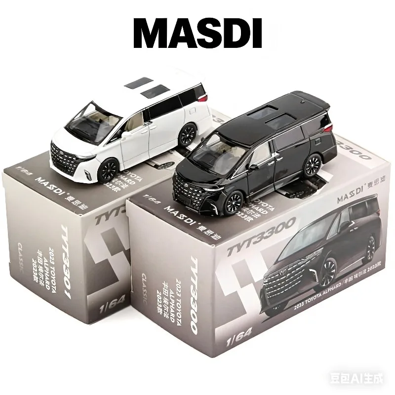

MASDI 1:64 Toyota Elefa, литая модель из сплава, коллекционный предмет высокого класса для взрослых, праздничный подарок.