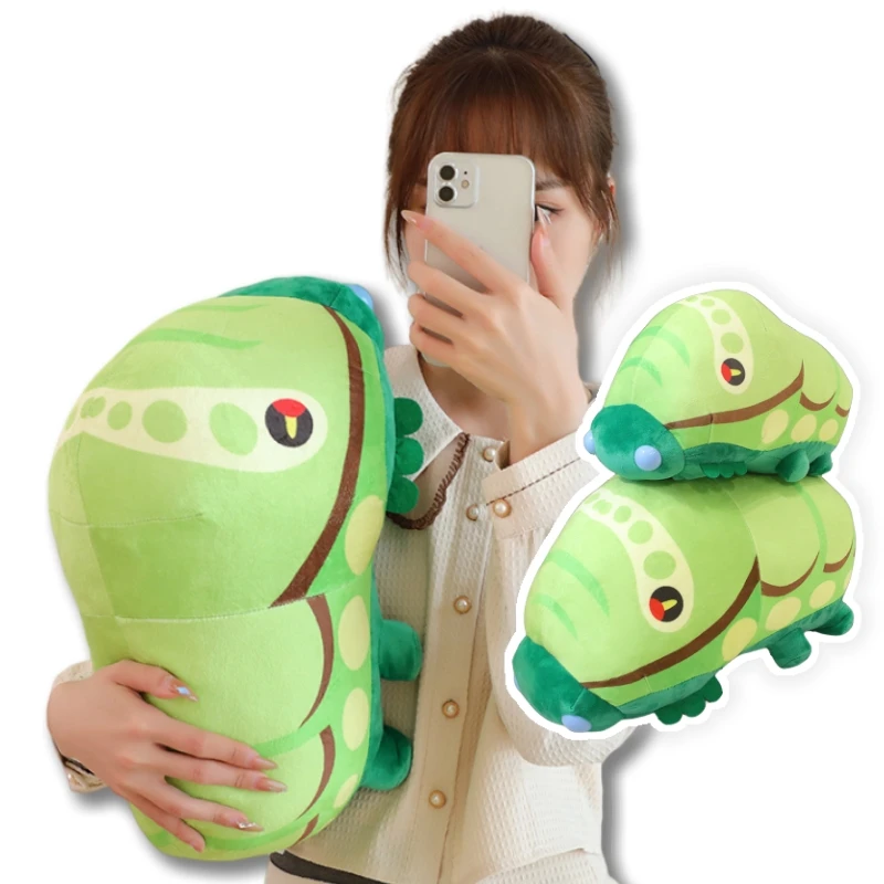 33/42 cm Artificial Insect Silkworm Pupa Plush Toy Pillow Green Silkworm Pupa Plush Toy Fun Decoration Living Room Room