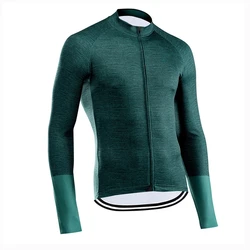 Spring Men's Long Sleeve Sportswear Cycling Jersey Bicycle Autumn Clothes Bike Mountain Bike Shirt Quick Dry Tops Comfortable