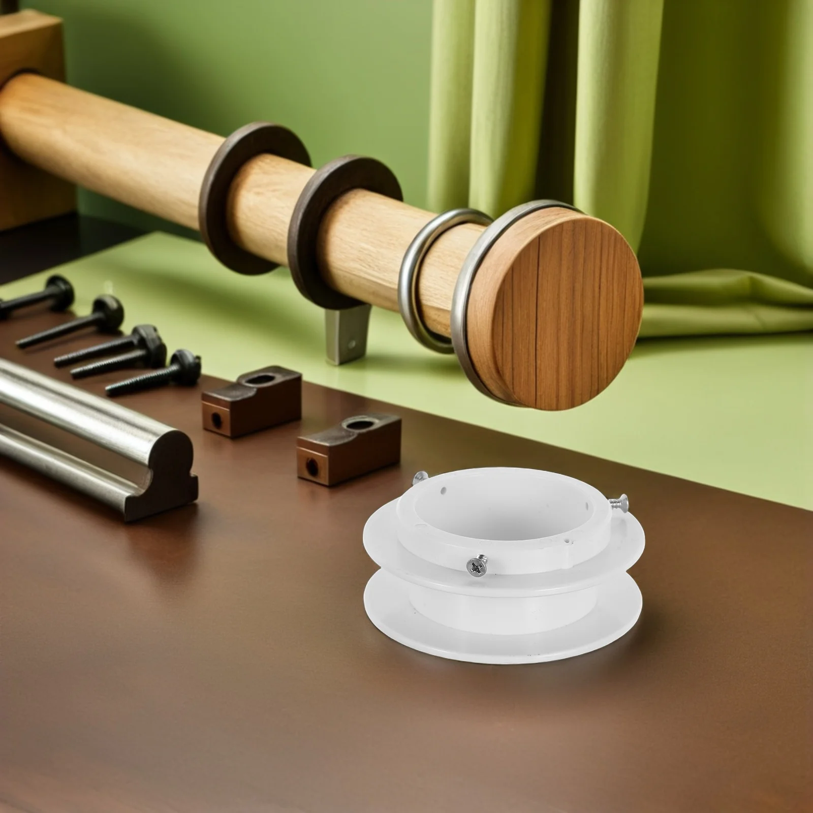 مسار الستارة الكهربائية، جزء بديل لحزام الرفع الآلي الهادئ، جزء بديل بكرة الحبل الذكي، سكني تجاري عالي التحمل #1