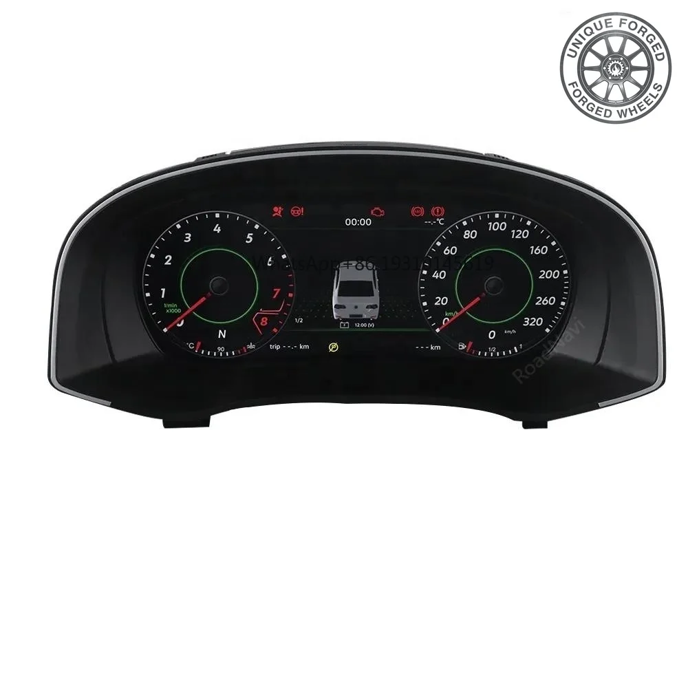 

26style BC RoadNavi LCD Digital Cluster for Volkswagen Passat 2011-2022 Dashboard Panel Speedometer