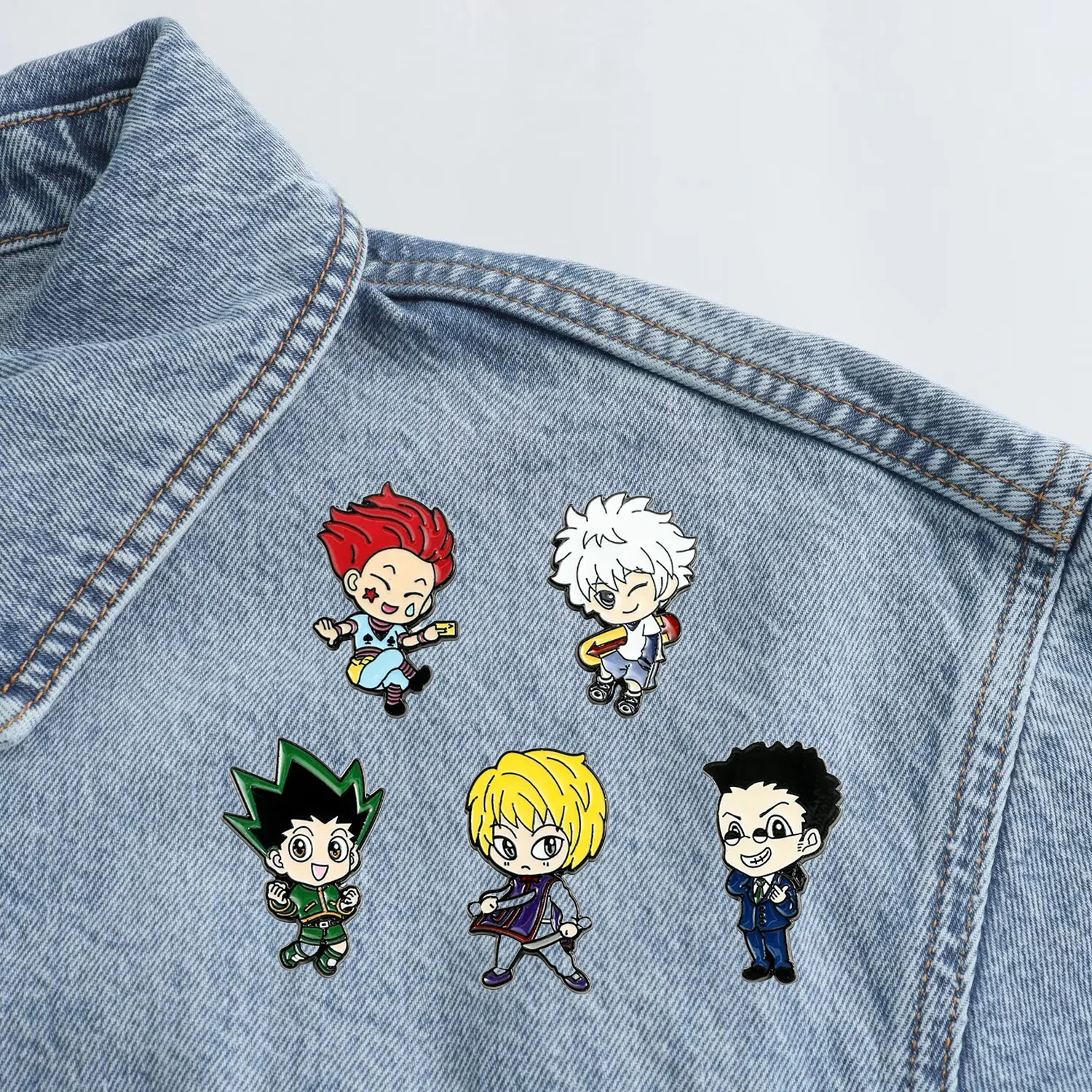 

1 Set Anime Anime Film and TV Surrounding Cartoon Cute Characters Oil Dripping Brooch Alloy Badge Fashion Toys Anime Cartoon