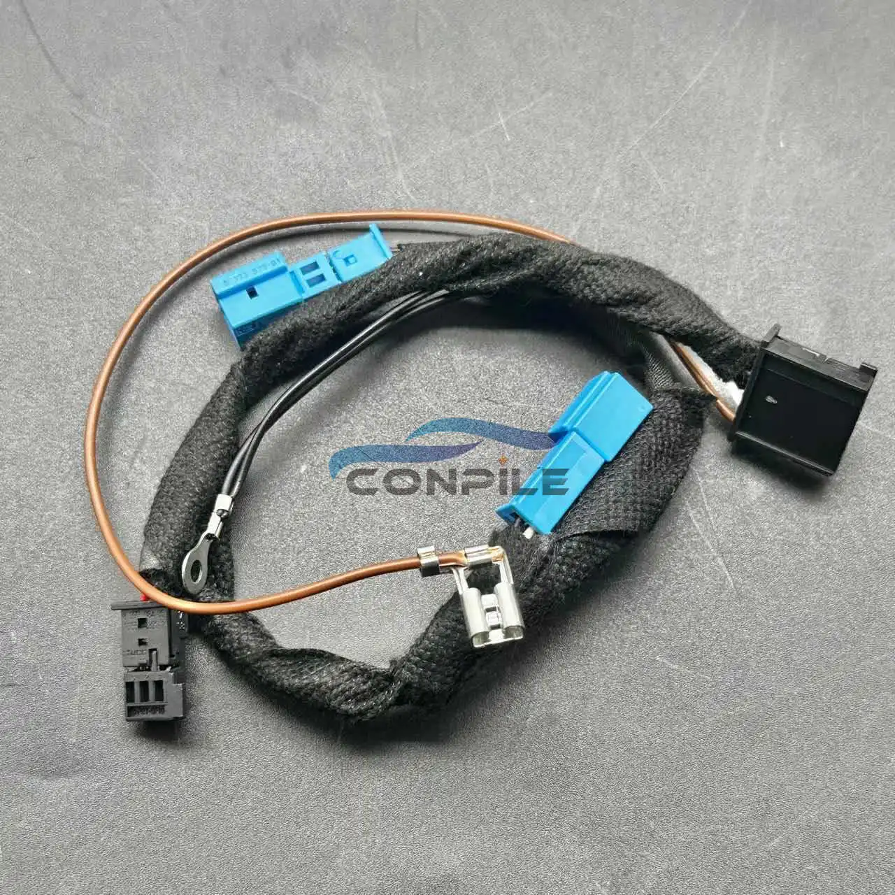 for BMW  Steering Wheel Cable Harness with Paddle 550D Steering Wheel Line