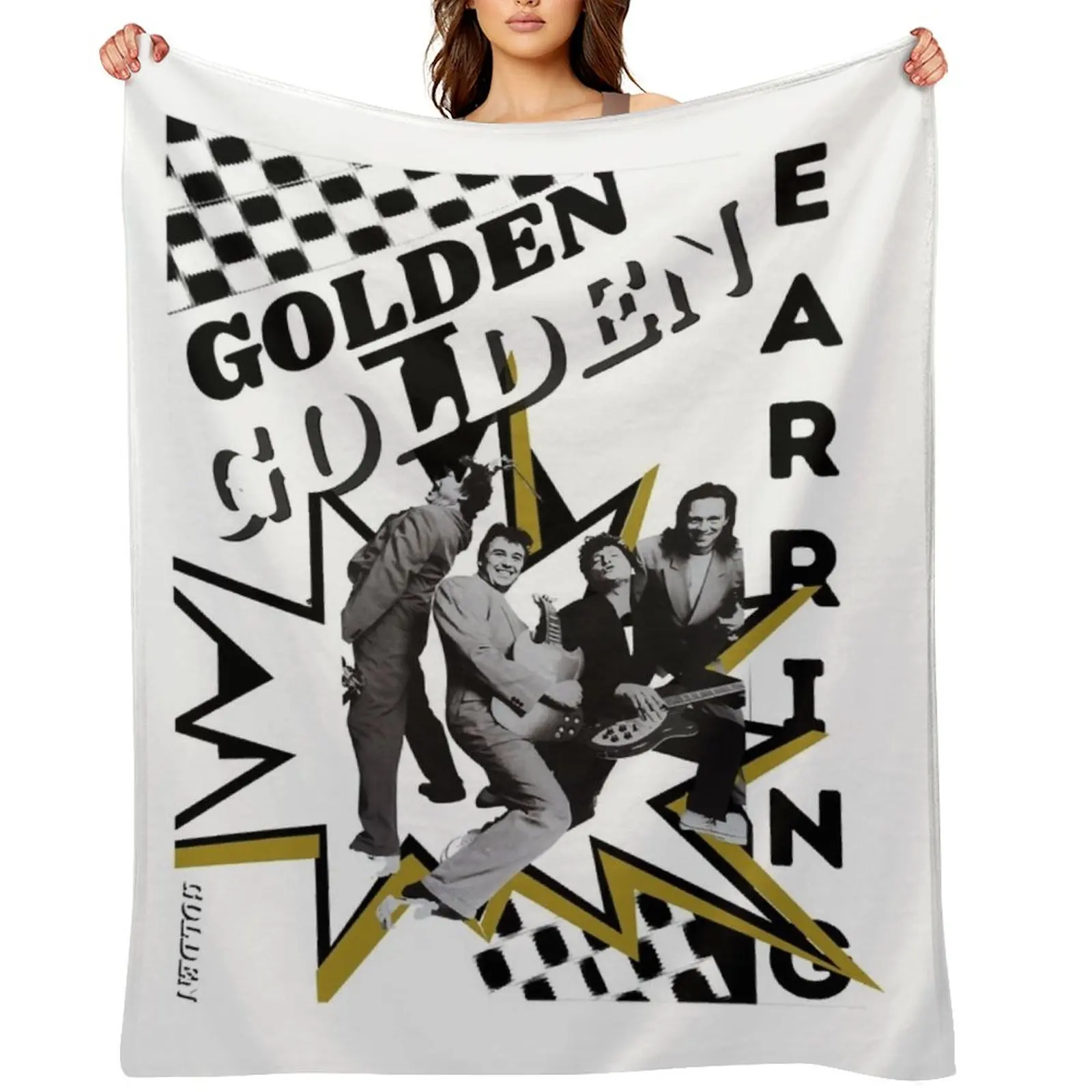 

Amazing Facts About Golden Earring Vintage Style Art Throw Blanket Thermal bed plaid Nap Blankets