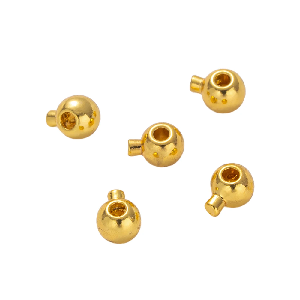 20 قطعة 18K مطلية بالذهب النحاس سدادة تجعيد الخرز تحديد المواقع خزانة مسطحة فاصل حبة ل سوار ذاتي الصنع قلادة صنع المجوهرات