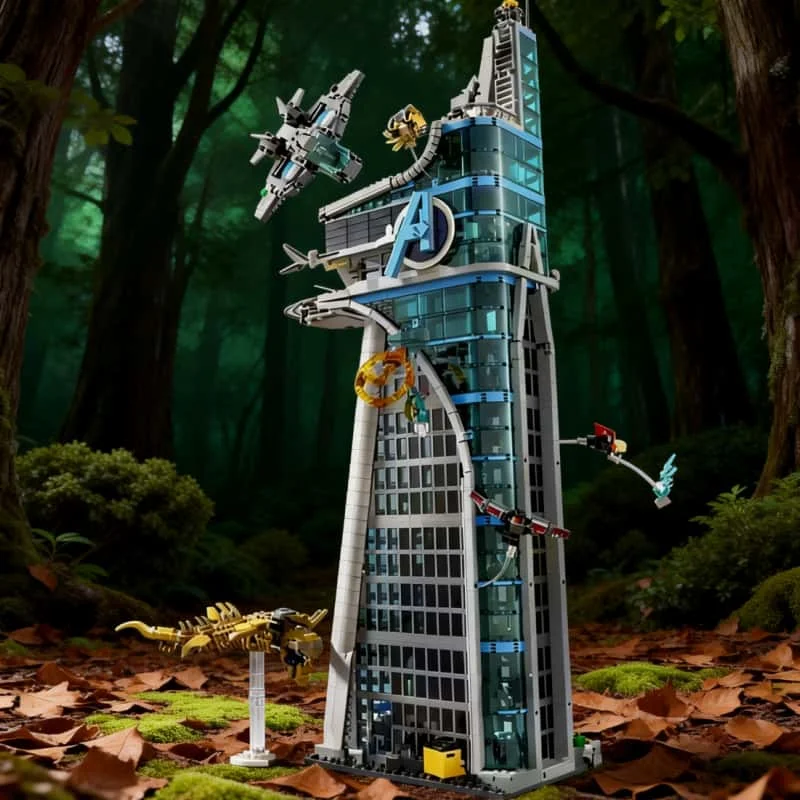 

2026 Brand new classic tower battle 5201PCS creative model building blocks building street view adult toys Christmas gifts