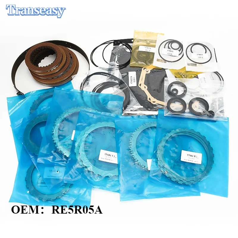 RE5R05A Genuine Transmission Master Rebuild Kit Repair Kit  Fits For Nissan Aybestos LS V8 Titan Pathfinder Auto Parts