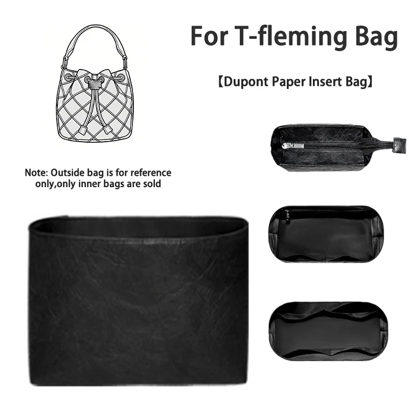 

EverToner Lightweight Waterproof Inner Bag For T-fleming Bucket Bag Storage Organizer Dupont Paper Inner Liner Organizer