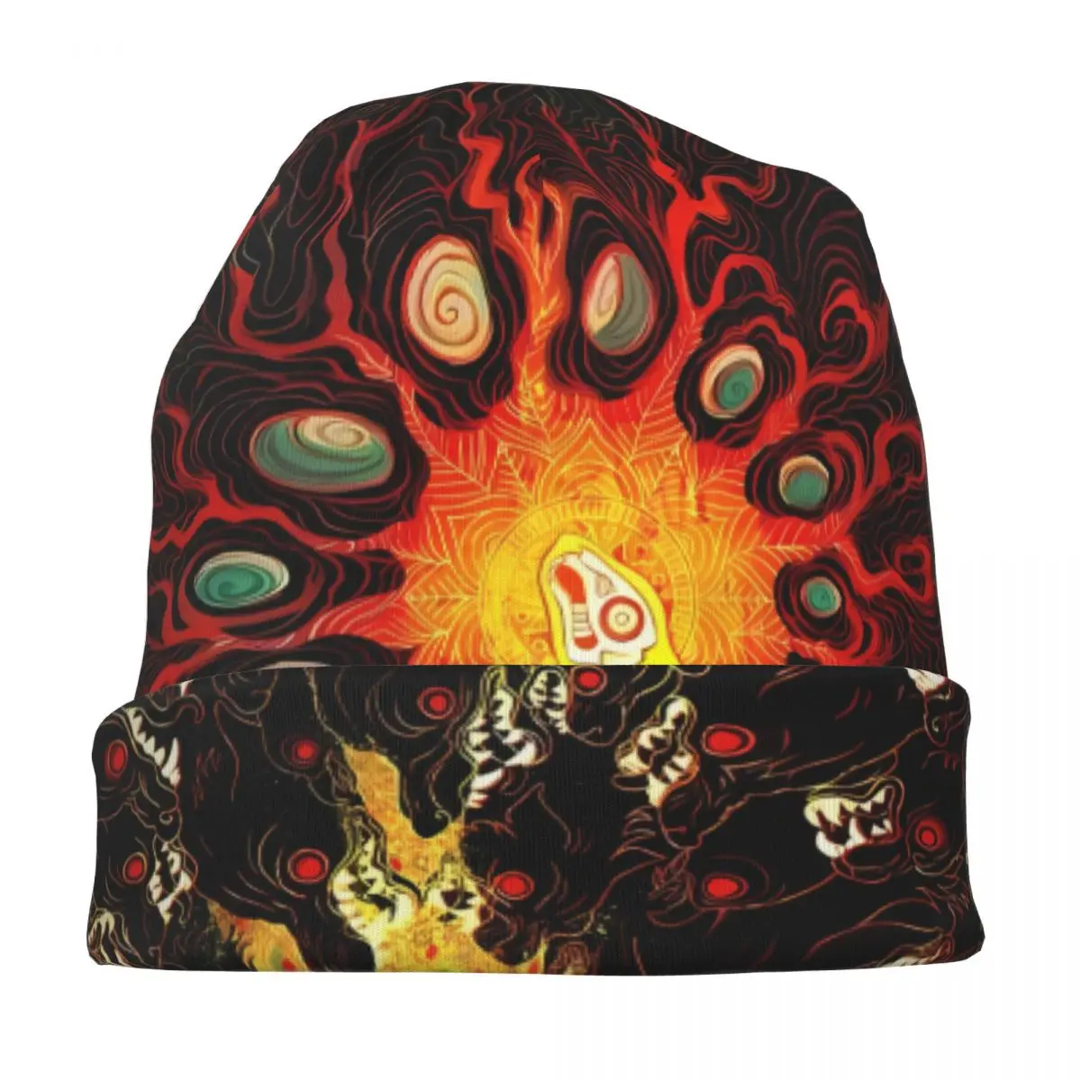 Mutierte Wölfe Mützen Mützen Hut Mode Motorhaube Hüte Männer