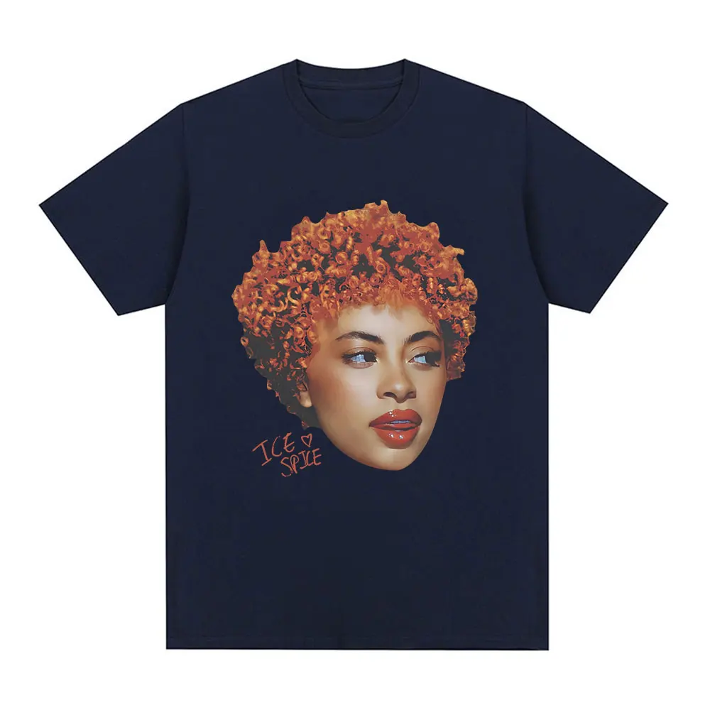 Rapper Ice Spice Graphic T Shirt Men Women's Fashion Hip Hop Street Style T-shirt Summer Casual Short Sleeve Oversized T-shirts