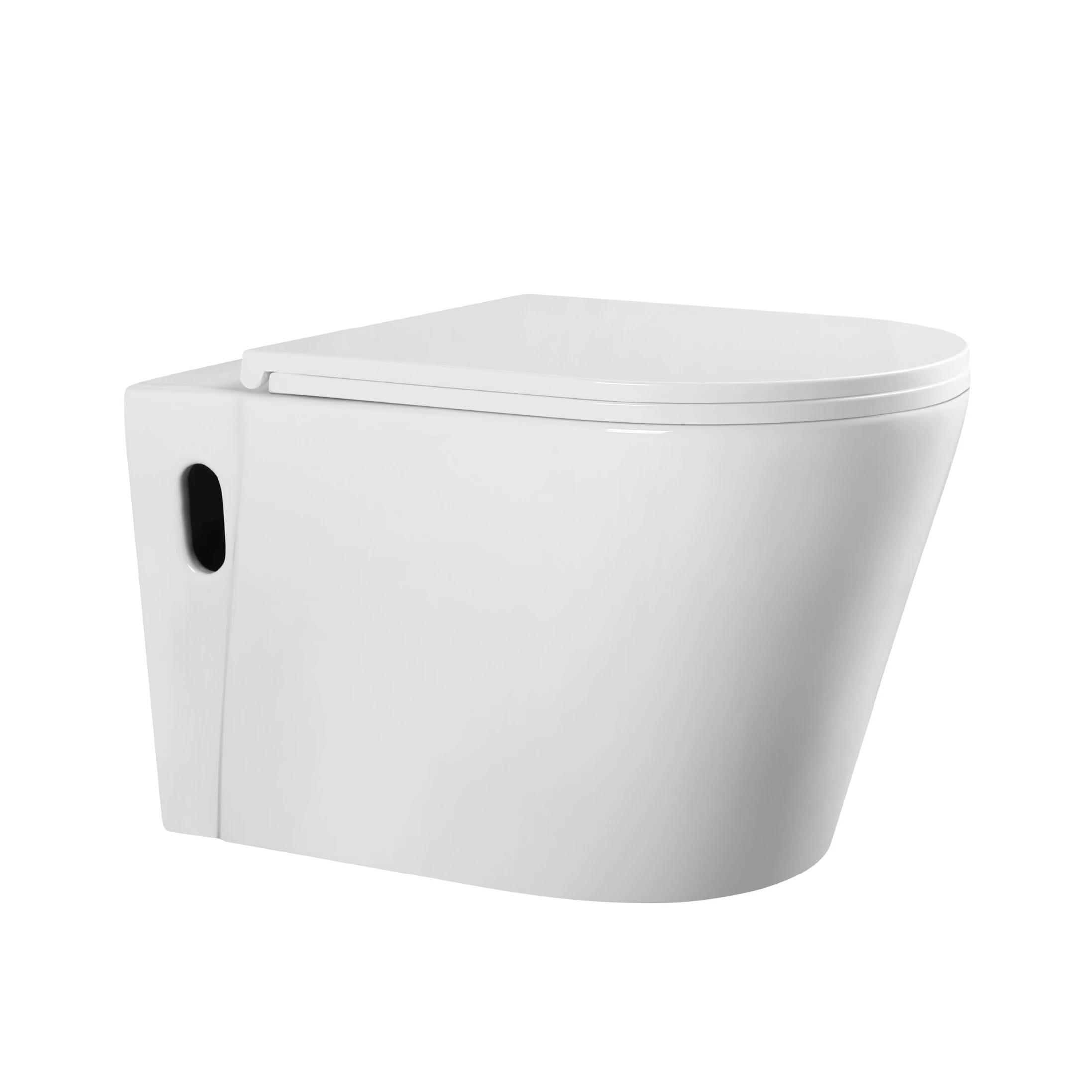 

Quality Choice European Japan Style Bathroom Sanitary Ware Ivory Color WC Toilets Water Flush Tank Wall Hang Mount Toilet